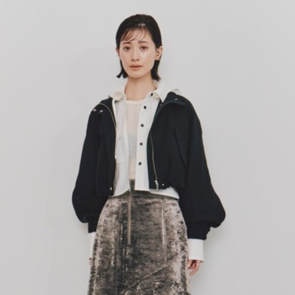 Blouson Outerwear Zip-Up Jacket - Picture 9 of 13